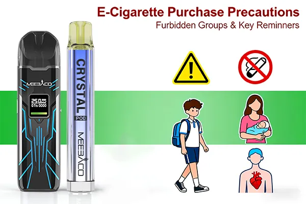 Qui devrait éviter la cigarette électronique ?